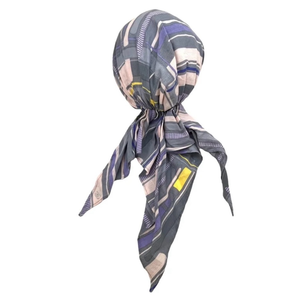 Chanel Stylish Multicolor Hair Scarf